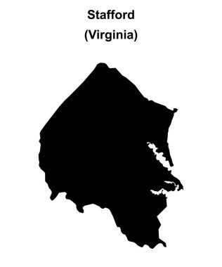 Stafford County (Virginia) boş ana hat haritası