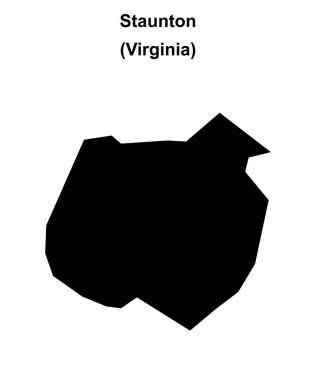 Staunton County (Virginia) haritası boş