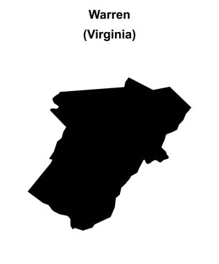 Warren County (Virginia) boş ana hat haritası