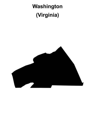 Washington County (Virginia) boş ana hat haritası