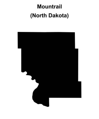 Mountrail County (Kuzey Dakota) boş ana hat haritası