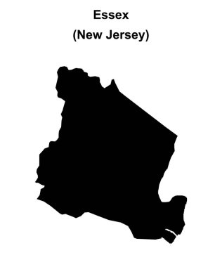Essex County (New Jersey) boş ana hat haritası