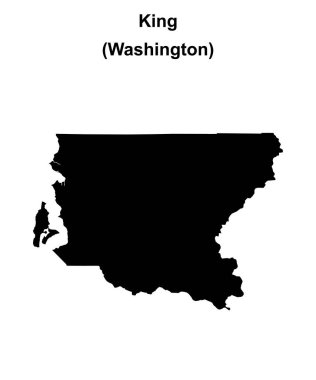 King County (Washington) boş ana hat haritası