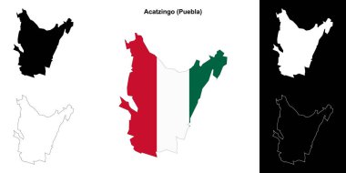 Acatzingo belediyesi (Puebla) ana hat haritası belirlendi