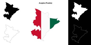 Acajete belediyesi (Puebla) ana hat haritası belirlendi