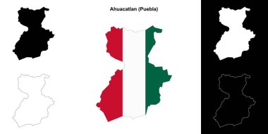 Ahuacatlan belediyesi (Puebla) ana hat haritası belirlendi