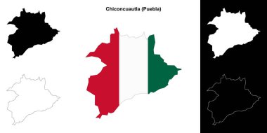 Chiconcuautla belediyesi (Puebla) ana hat haritası ayarlandı