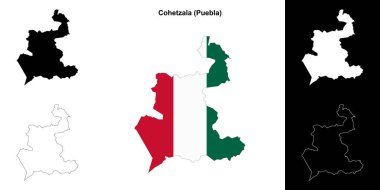 Cohetzala belediyesi (Puebla) ana hat haritası belirlendi