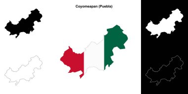 Coyomeapan belediyesi (Puebla) ana hat haritası belirlendi