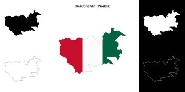 Cuautinchan belediyesi (Puebla) ana hat haritası belirlendi