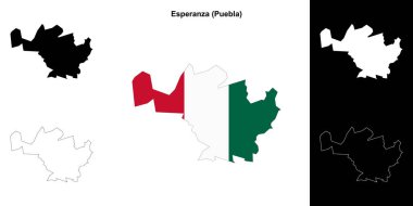 Esperanza belediyesi (Puebla) ana hat haritası belirlendi