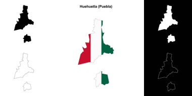 Huehuetla belediyesi (Puebla) ana hat haritası belirlendi