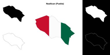 Nealtican belediyesi (Puebla) ana hat haritası belirlendi