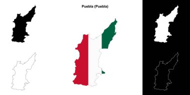 Puebla belediyesi (Puebla) ana hat haritası belirlendi