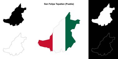 San Felipe Tepatlan belediyesi (Puebla) ana hat haritası belirlendi