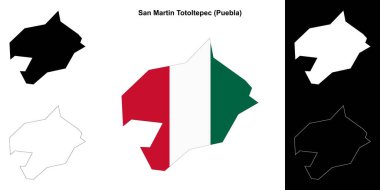 San Martin Totoltepec belediyesi (Puebla) ana hat haritası belirlendi