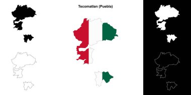 Tecomatlan belediyesi (Puebla) ana hat haritası belirlendi