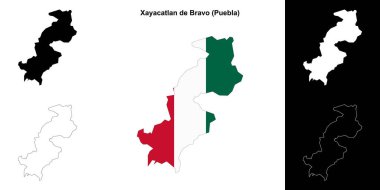 Xayacatlan de Bravo belediyesi (Puebla) ana hat haritası belirlendi