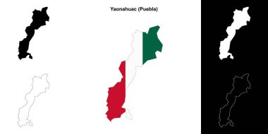 Yaonahuac belediyesi (Puebla) ana hat haritası belirlendi