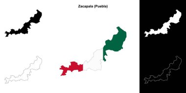 Zacapala belediyesi (Puebla) ana hat haritası belirlendi