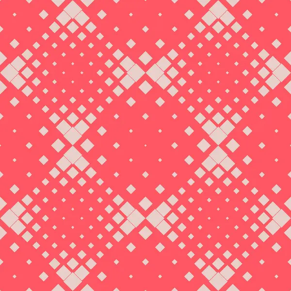 Yarım tonluk dikdörtgen geometrik kare desen tasarımı - köşegen kareli tekrarlayan soyut vektör arkaplanı