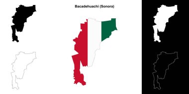 Bakadehuachi belediyesi (Sonora) ana hat haritası seti