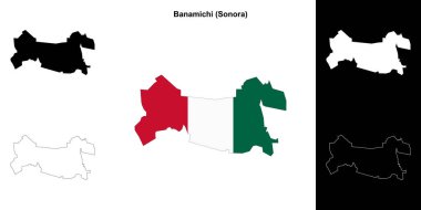 Banamichi belediyesi (Sonora) ana hat haritası seti