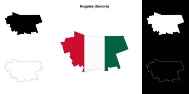 Nogales belediyesi (Sonora) ana hat haritası seti