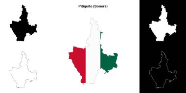 Pitiquito belediyesi (Sonora) ana hat haritası seti