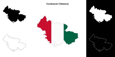 Cunduacan belediyesi (Tabasco) ana hat haritası ayarlandı