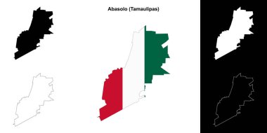 Abasolo belediyesi (Tamaulipas) ana hat haritası seti