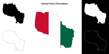 Gomez Farias belediyesi (Tamaulipas) ana hat haritası belirlendi