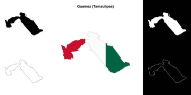 Gutre belediyesi (Tamaulipas) ana hat haritası seti