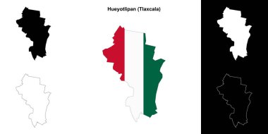 Hueyotlipan Belediyesi (Tlaxcala) ana hat haritası seti