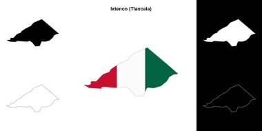 Ixtenco belediyesi (Tlaxcala) ana hat haritası seti