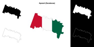 Apozol belediyesi (Zacatecas) ana hat haritası belirlendi