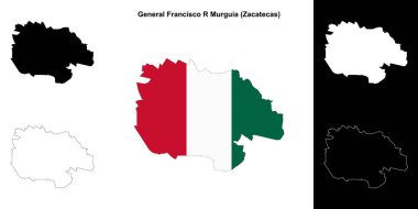 General Francisco R Murguia belediyesi (Zacatecas) ana hat haritası belirlendi