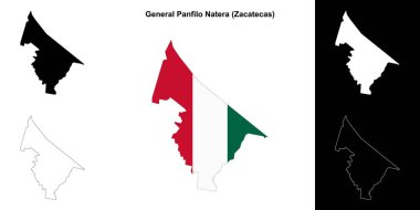 Genel Panfilo Natera Belediyesi (Zacatecas) ana hat haritası belirlendi