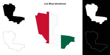 Luis Moya belediyesi (Zacatecas) ana hat haritası belirlendi