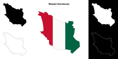 Mazapil belediyesi (Zacatecas) ana hat haritası belirlendi