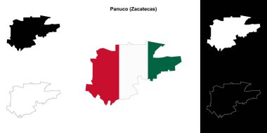 Panuco belediyesi (Zacatecas) ana hat haritası ayarlandı