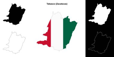 Tabasco belediyesi (Zacatecas) ana hat haritası belirlendi