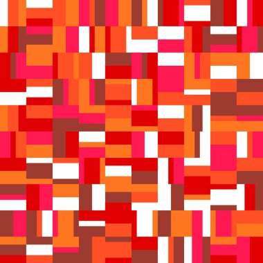 Çapraz mozaik desen arka planı - renkli soyut vektör tasarımı