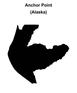 Çapa Noktası (Alaska) boş ana hat haritası