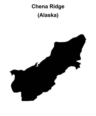 Chena Ridge (Alaska) boş ana hat haritası