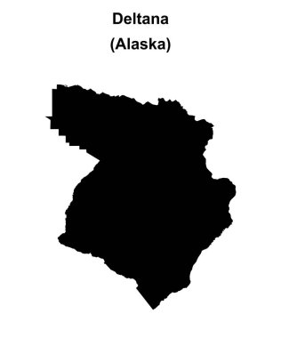 Deltana (Alaska) boş ana hat haritası