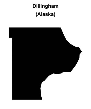 Dillingham (Alaska) boş ana hat haritası