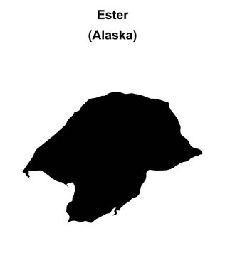 Ester (Alaska) boş ana hat haritası