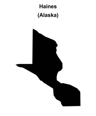 Haines (Alaska) boş ana hat haritası