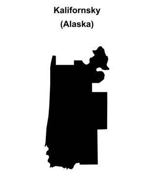 Californsky (Alaska) boş ana hat haritası